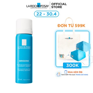 Xịt khoáng dành cho da dầu và da mụn La Roche-Posay Serozinc Zinc Sulfate Solution Cleansing Soothing 50ml