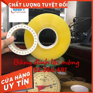 Băng dính 1Kg siêu dai, lõi mỏng 2.4mm. Dùng đóng hàng rất ra