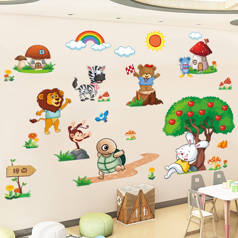 Tranh decal dán tường CÂY XANH LỚN PHÒNG KHÁCH - Tranh dán tường