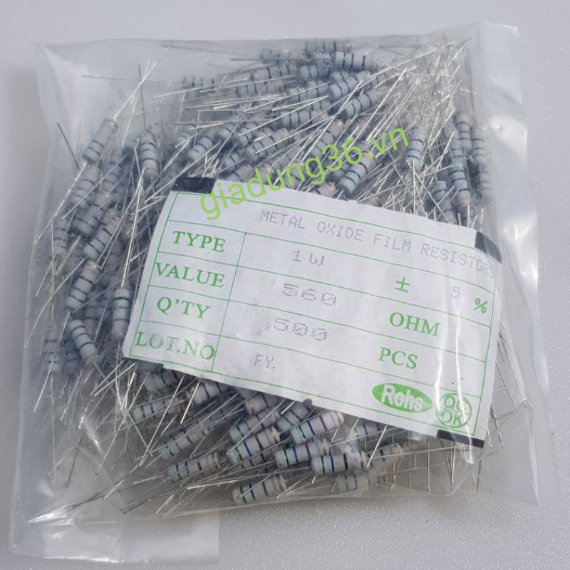 10 con điện trở 1W 2W