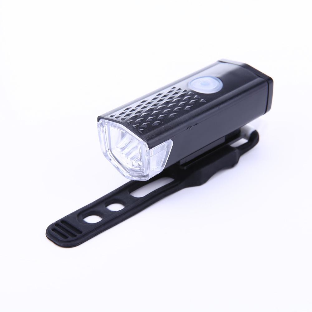 Đèn LED siêu sáng 300LM gắn ghi đông xe đạp sạc cổng USB chuyên dụng