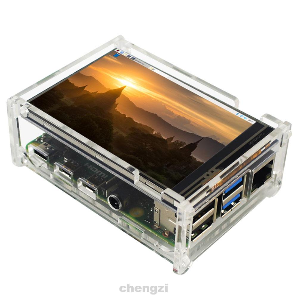 Màn Hình Lcd Đa Năng Thay Thế Dễ Lắp Đặt Kèm Vỏ Cho Raspberry Pi 4b