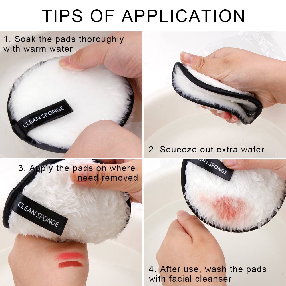 Bông Tẩy Trang Cotton Sợi Nhỏ Có Thể Tái Sử Dụng