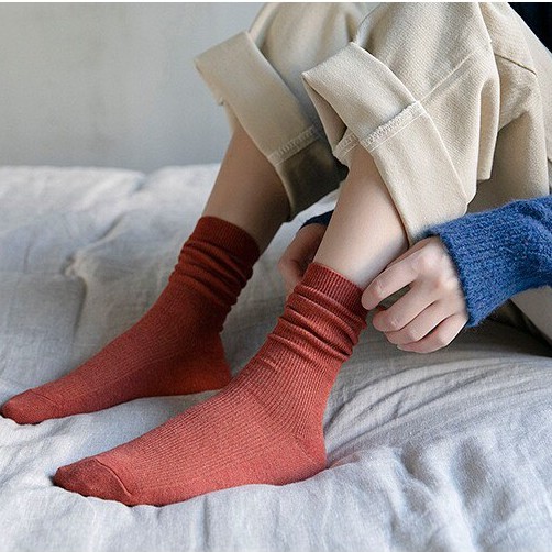 Vớ dài/ tất dài gân trơn cho nữ Mua Tất (muatatshop)