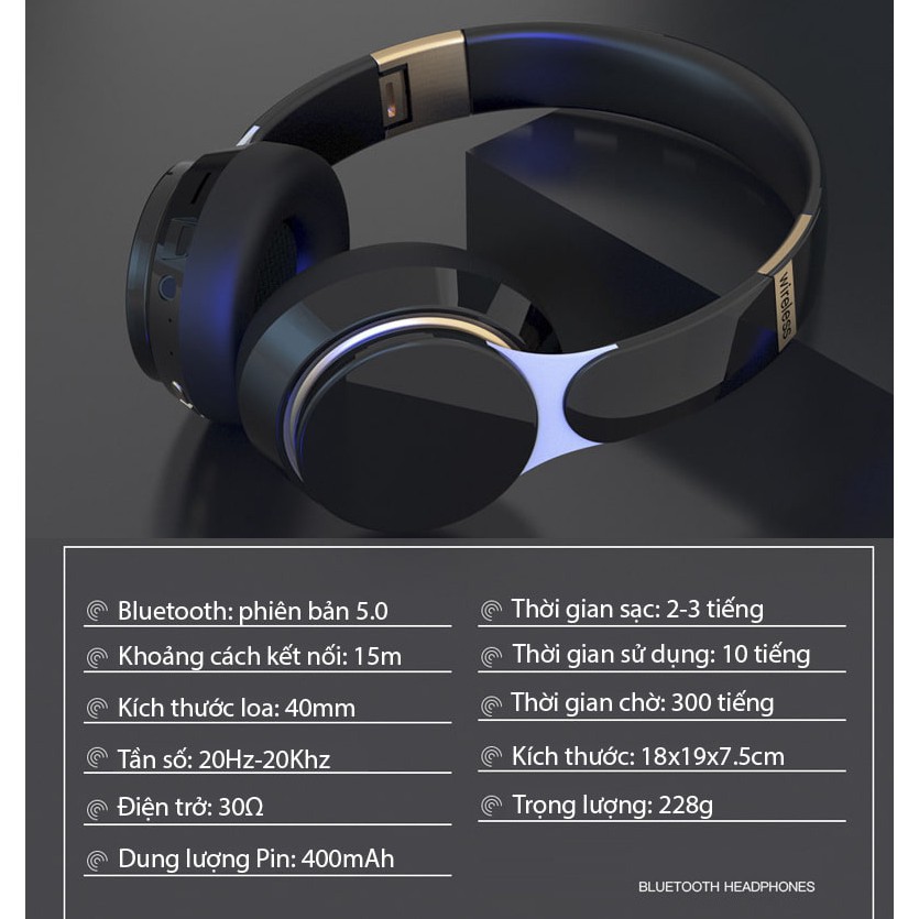 [HOT] Tai nghe chụp tai Bluetooth B07 - Thiết kế thời trang và tinh tế - Âm thanh HIFI đầy sống động | BigBuy360 - bigbuy360.vn