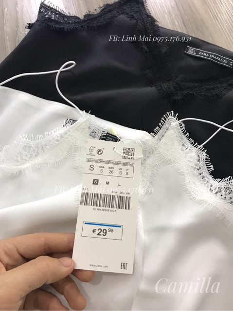Áo 2 dây đắp ren, hàng thiết kế đẹp
