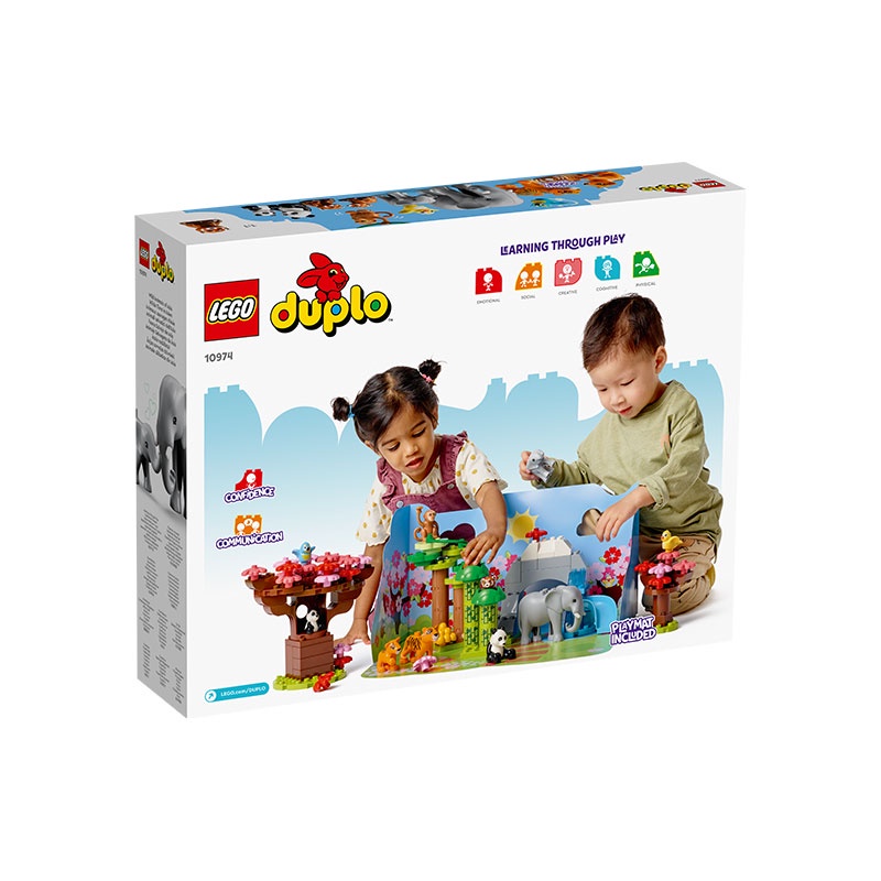 Đồ Chơi LEGO Khám Phá Thế Giới Động Vật Châu Á 10974 (116 chi tiết)