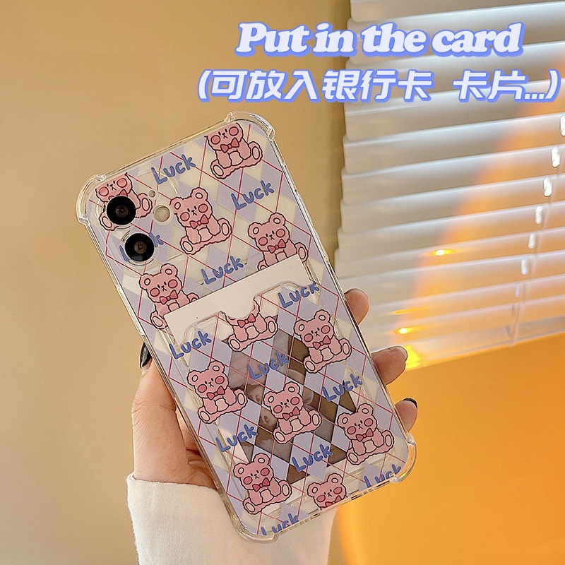 Ốp Điện Thoại Silicone Mềm Chống Sốc Có Ngăn Đựng Thẻ Cho iphone 12 Pro Max mini SE 11 Pro Max iphone Xr 12