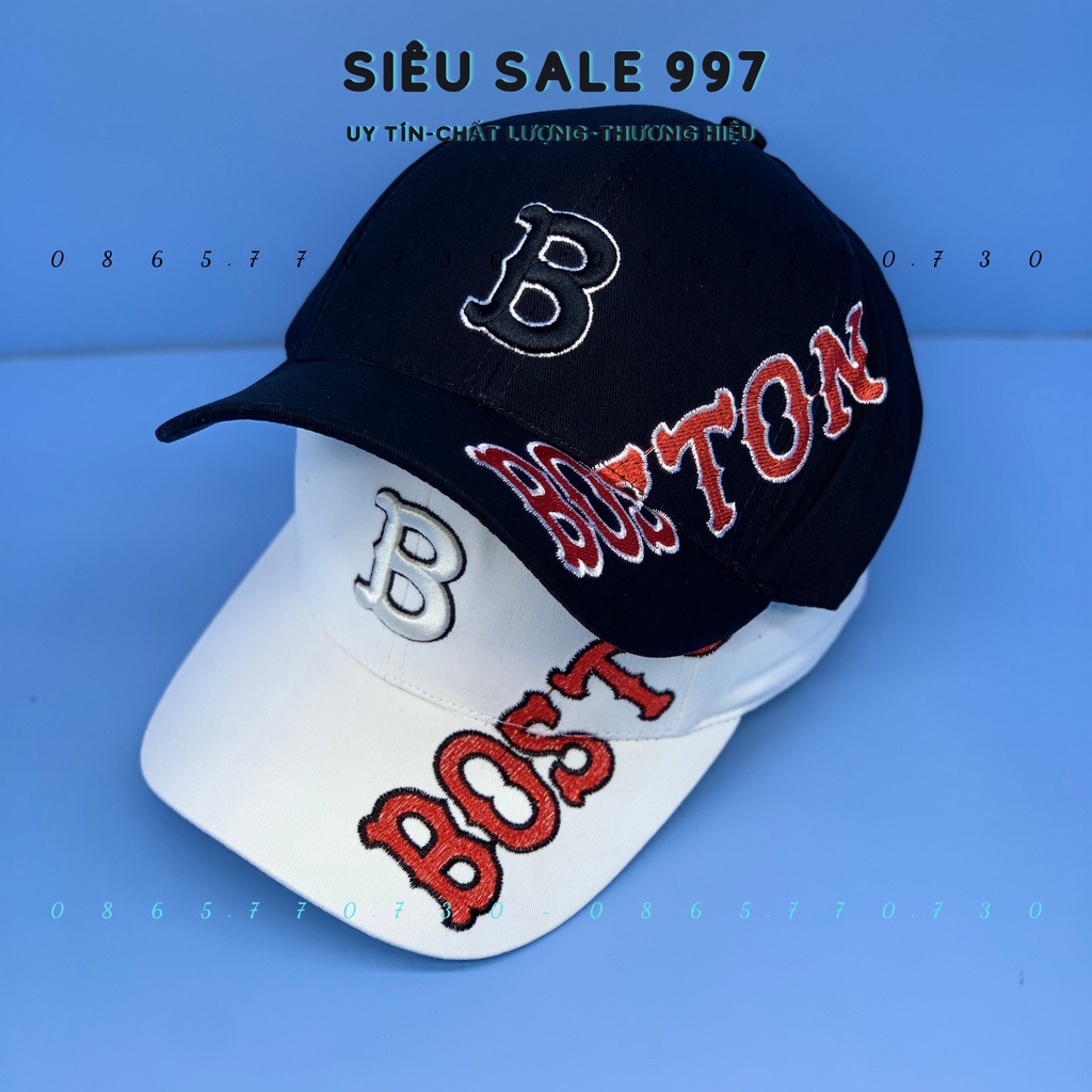 MŨ LƯỠI TRAI BOSTON KAKI DÀY CAO CẤP 2 MÀU THỜI TRANG