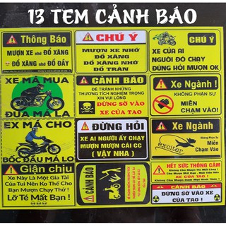 logo tem cảnh báo