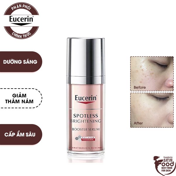 Tinh Chất Dưỡng Sáng Da, Giảm Thâm Nám Sâu Eucerin Spotless Brightening Booster Serum 30ml