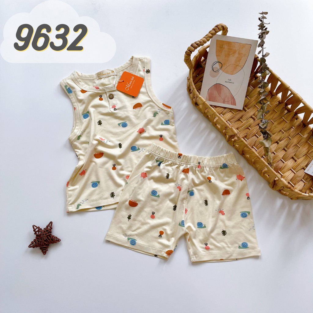 Bộ Ba Lỗ Cho Bé Nhiều Màu Có Size Từ 7-25KG