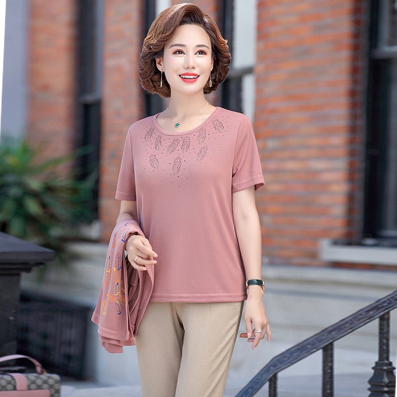 SET ÁO VÀ ÁO KHOÁC NGOÀI DÀNH CHO NGƯỜI TRUNG NIÊN. SET 3 MÀU LEN MONTOGI THOÁNG MÁT, MẪU MỚI 2021