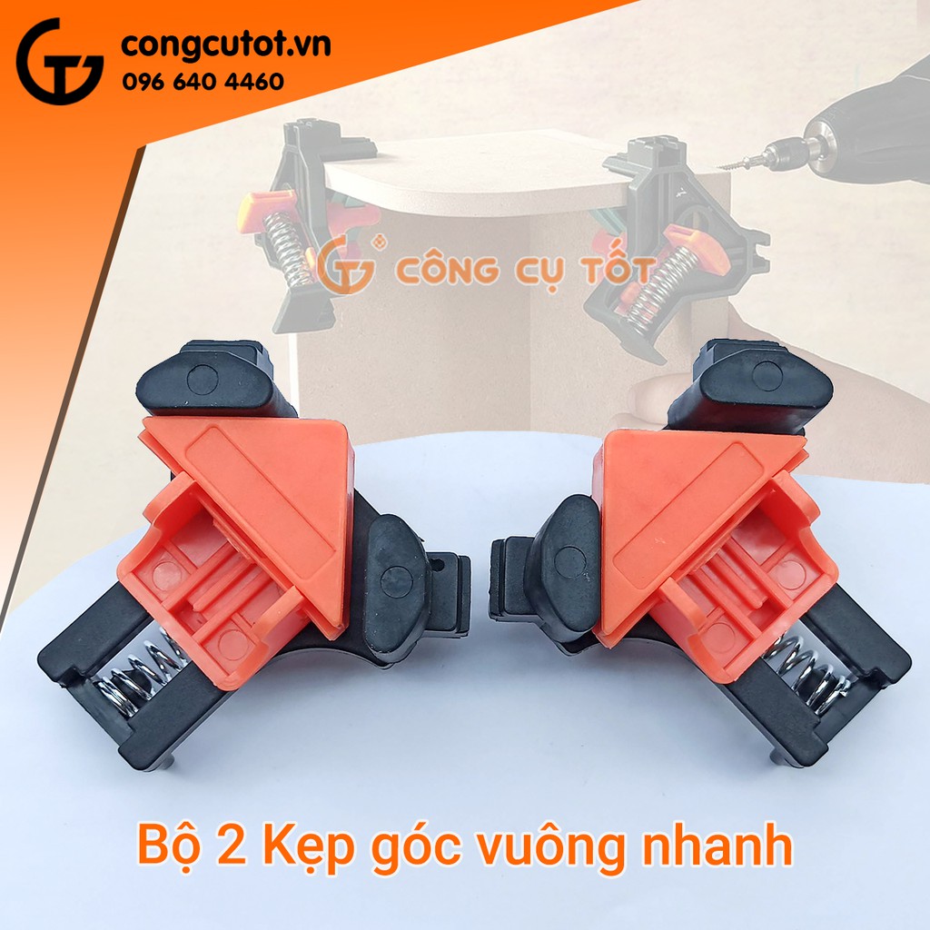 Bộ 2 Kẹp góc vuông nhanh