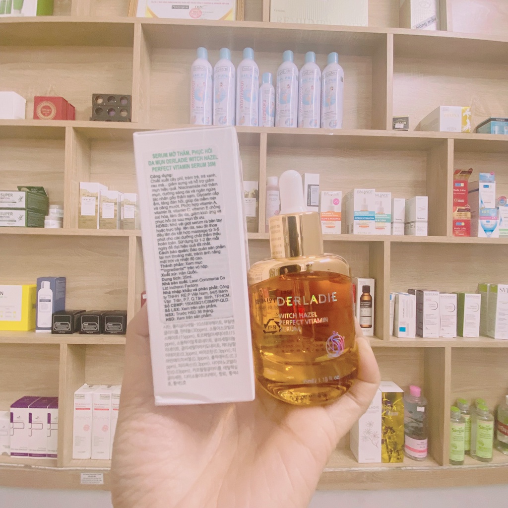 Serum Sẹo Rỗ Derladie Witch Hazel Perfect Vitamin Serum (35ml)