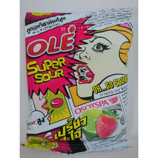Olé Kẹo siêu chua Thái Lan - gói 17.5g