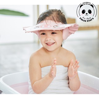 Mũ gội đầu có che tai cho bé
