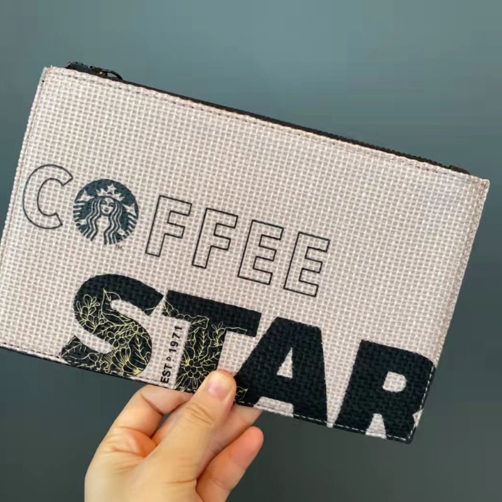 Túi Đựng Điện Thoại In Chữ Starbucks Đơn Giản Thời Trang Đa Năng 23*14cm Chất Lượng Cao