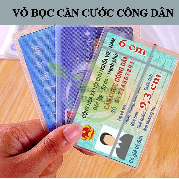 Vỏ bọc thẻ atm, bao túi đựng thẻ sinh viên, nhân viên, học sinh, name card, card visit, CMND, căn cước công dân, cccd