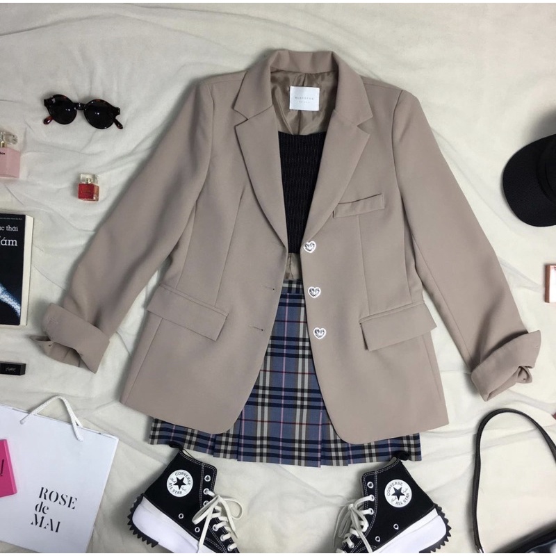 Áo blazer made in korea