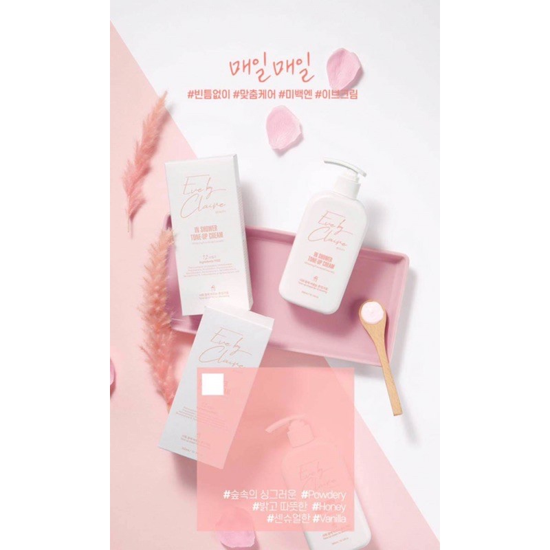 Sữa Tắm trắng Eveby claire