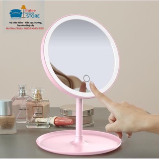 Gương led cảm ưng , gương trang điểm để bàn