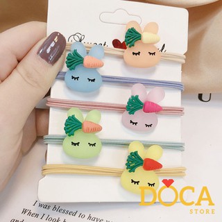 Dây cột tóc nhiều hình dễ thương (giao ngẫu nhiên)