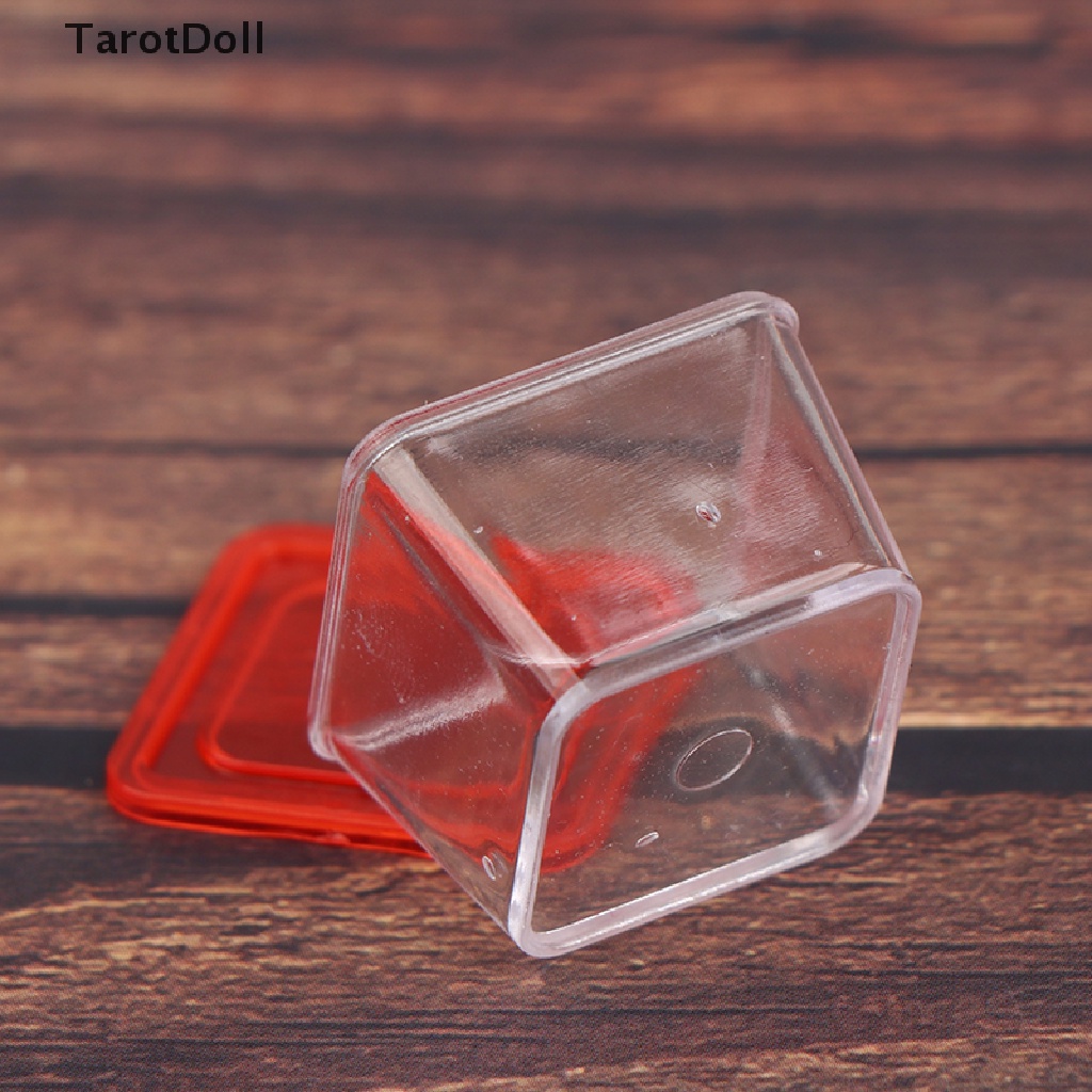 Set 4 Hộp Đựng Cơm Trưa Mini Tỉ Lệ 1 / 12 Trang Trí Nhà Búp Bê