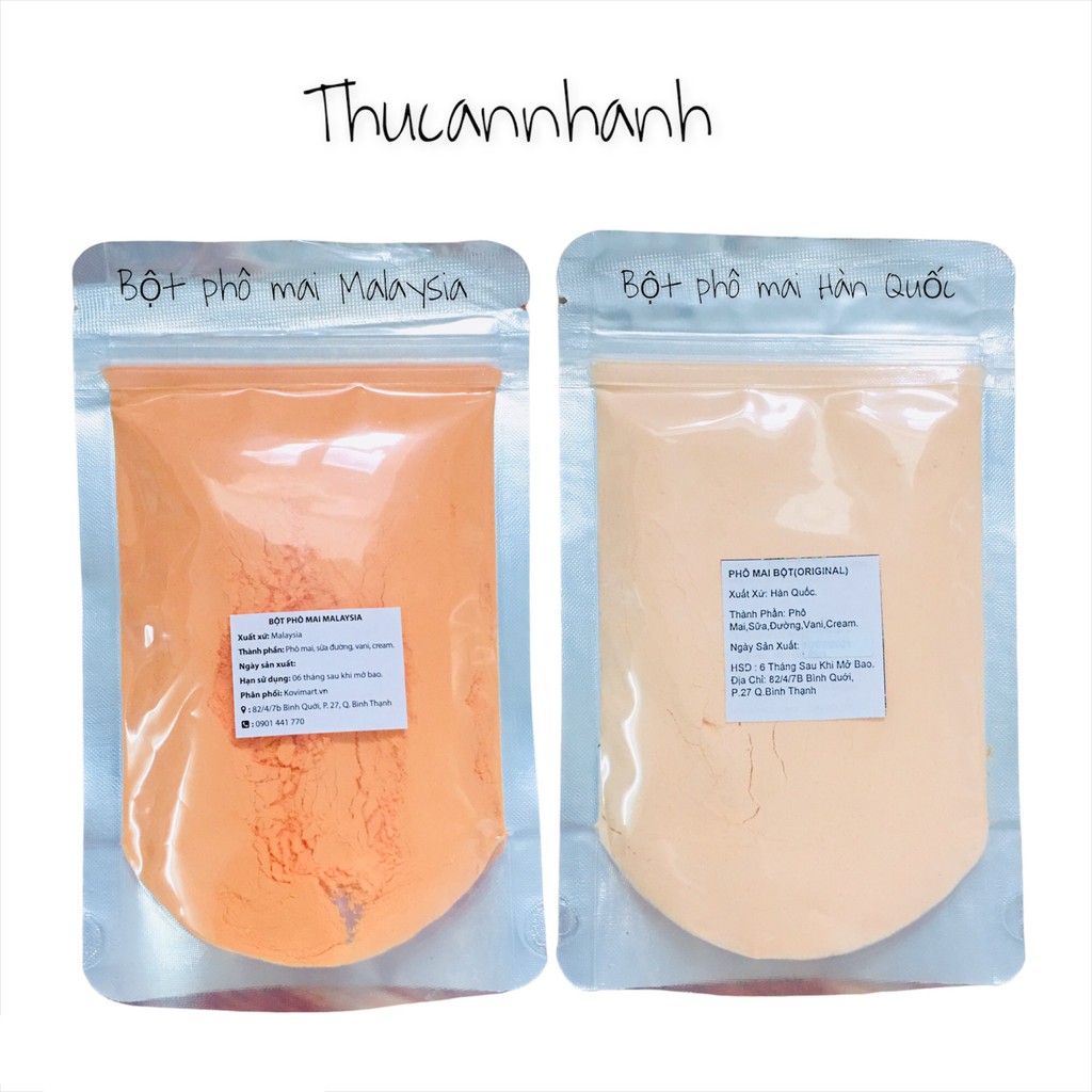 Bột phô mai lắc bánh gạo gói 100g