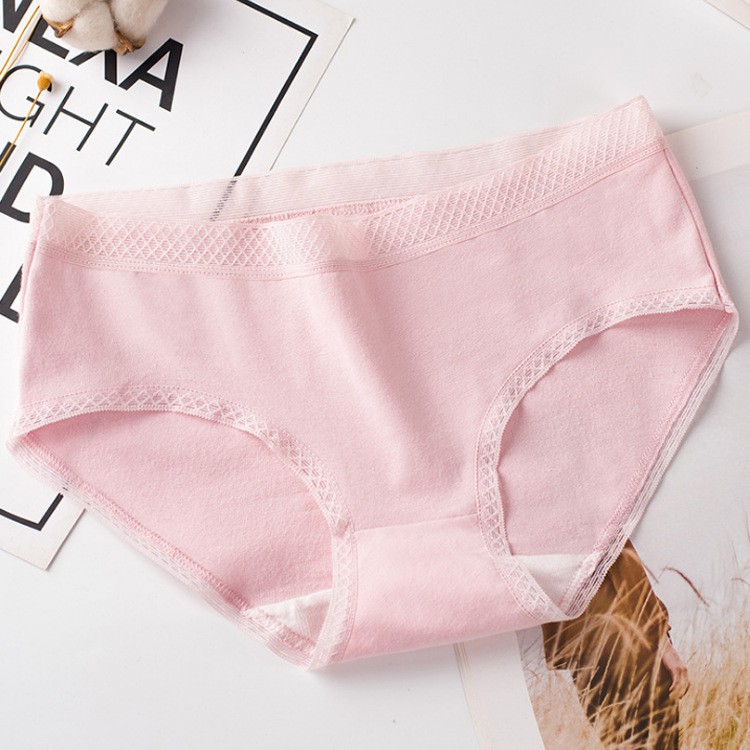 Quần lót cotton Viền cách điệu Kháng khuẩn CAO CẤP