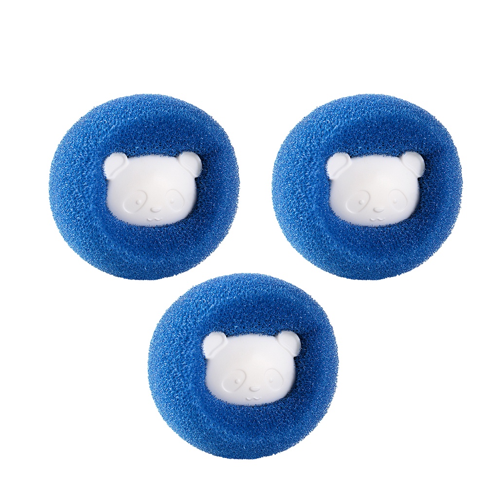 Bộ 3 quả bóng giặt quần áo JUJIAJIA chống làm hỏng trang phục chất lượng cao tiện lợi