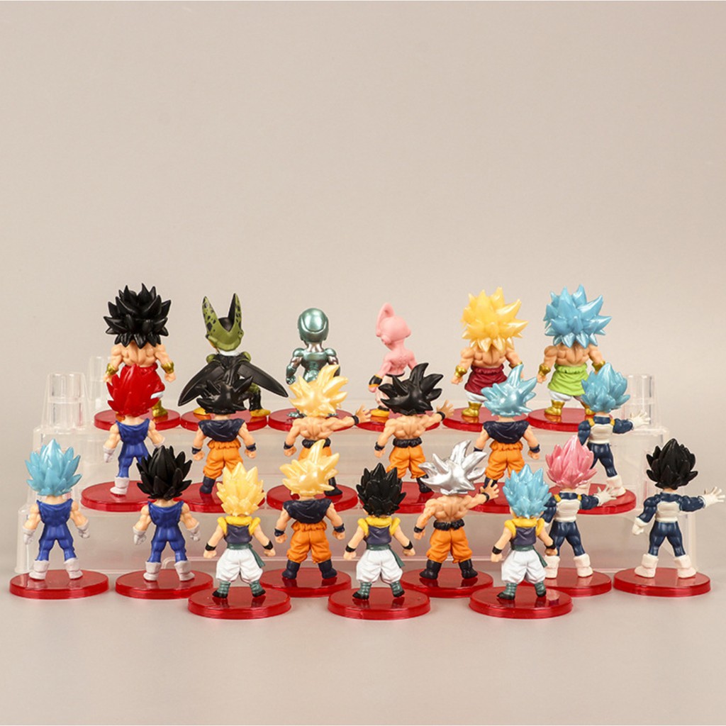 BỘ 21 MÔ HÌNH DRAGON BALL CHIBI 7CM