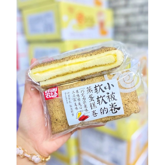 Bông lan nhân kem cuộn các vị