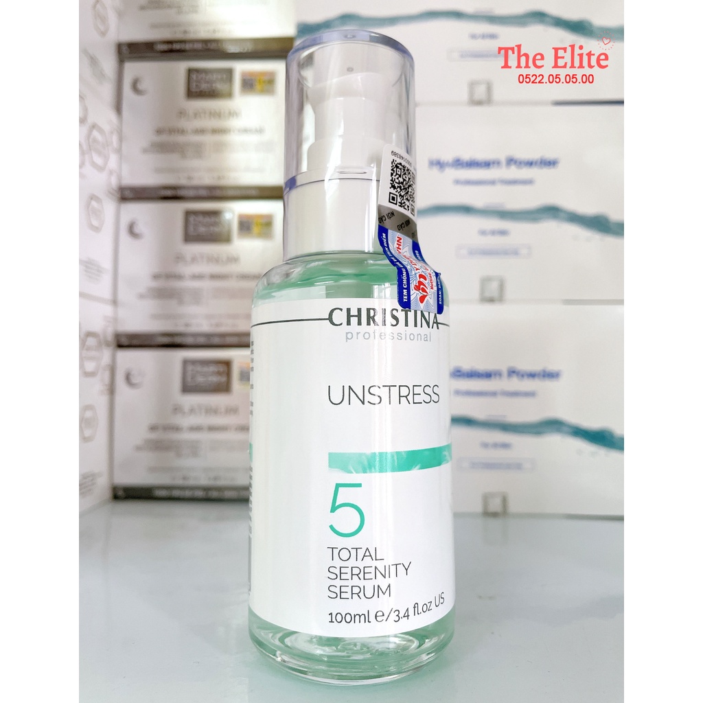 UNSTRESS TOTAL SERENITY SERUM PHỤC HỒI DA NHẠY CẢM, THƯƠNG TỔN
