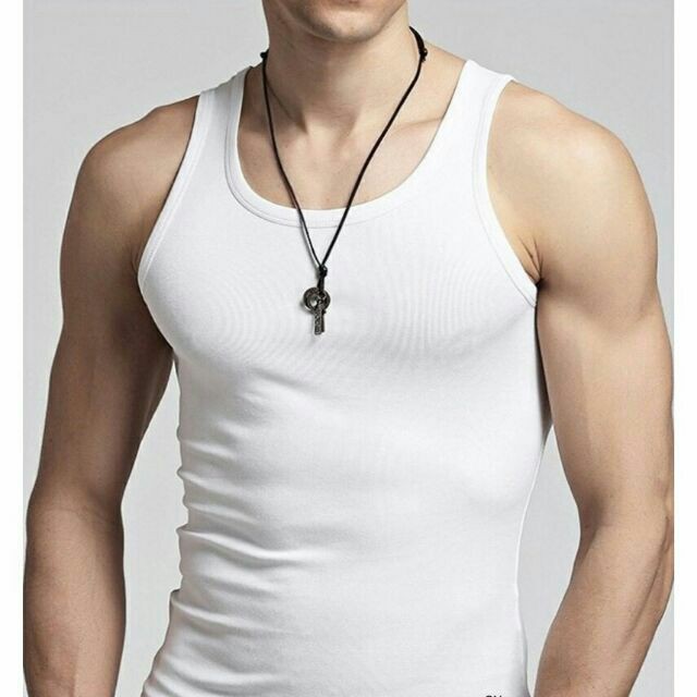 BIG SALE 20 % Áo Tank top Aristino AC-21 màu Trắng basic