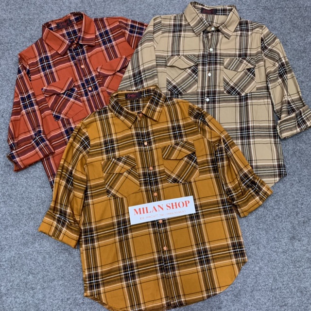 Áo sơ mi kẻ karo suông 20 mẫu hot nhất