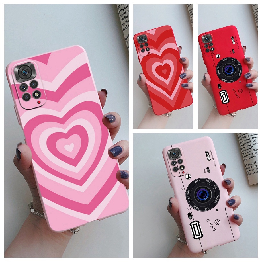 Ốp Điện Thoại TPU Dẻo Họa Tiết Hoa Bướm Sang Trọng Thời Trang Cho Xiaomi Redmi Note11 Note 11 PRO 4G 5G