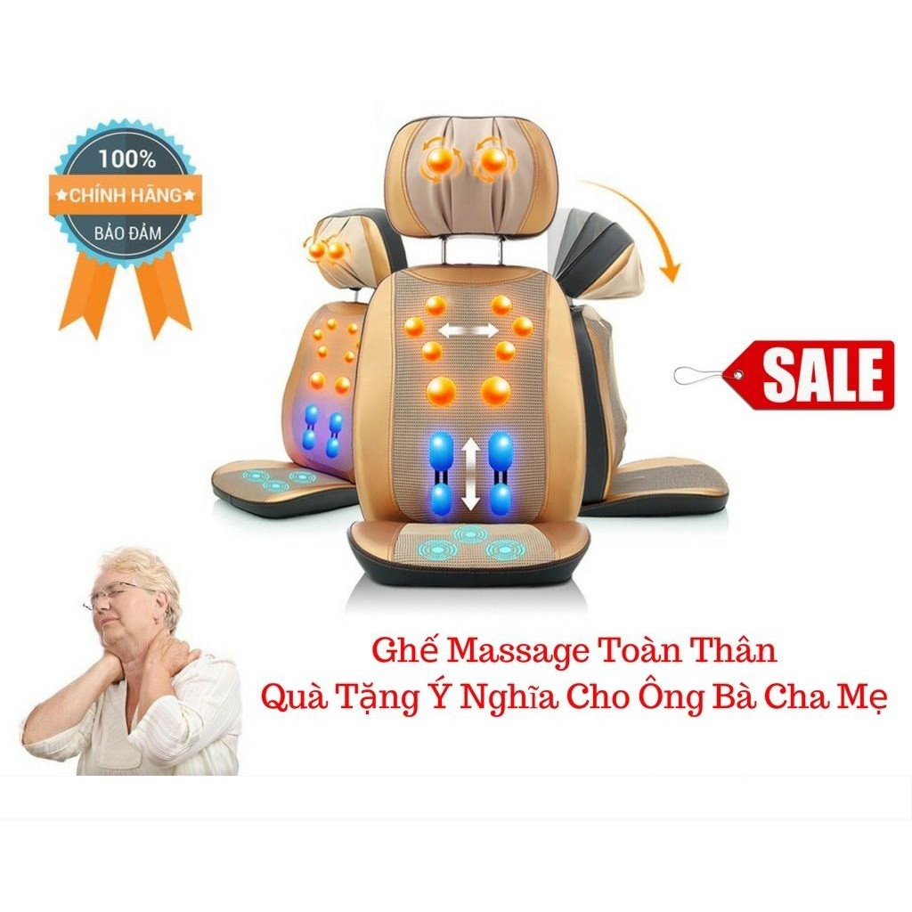 Nệm massage hồng ngoại toàn thân Deluxe Cushion - Công nghệ Hàn Quốc