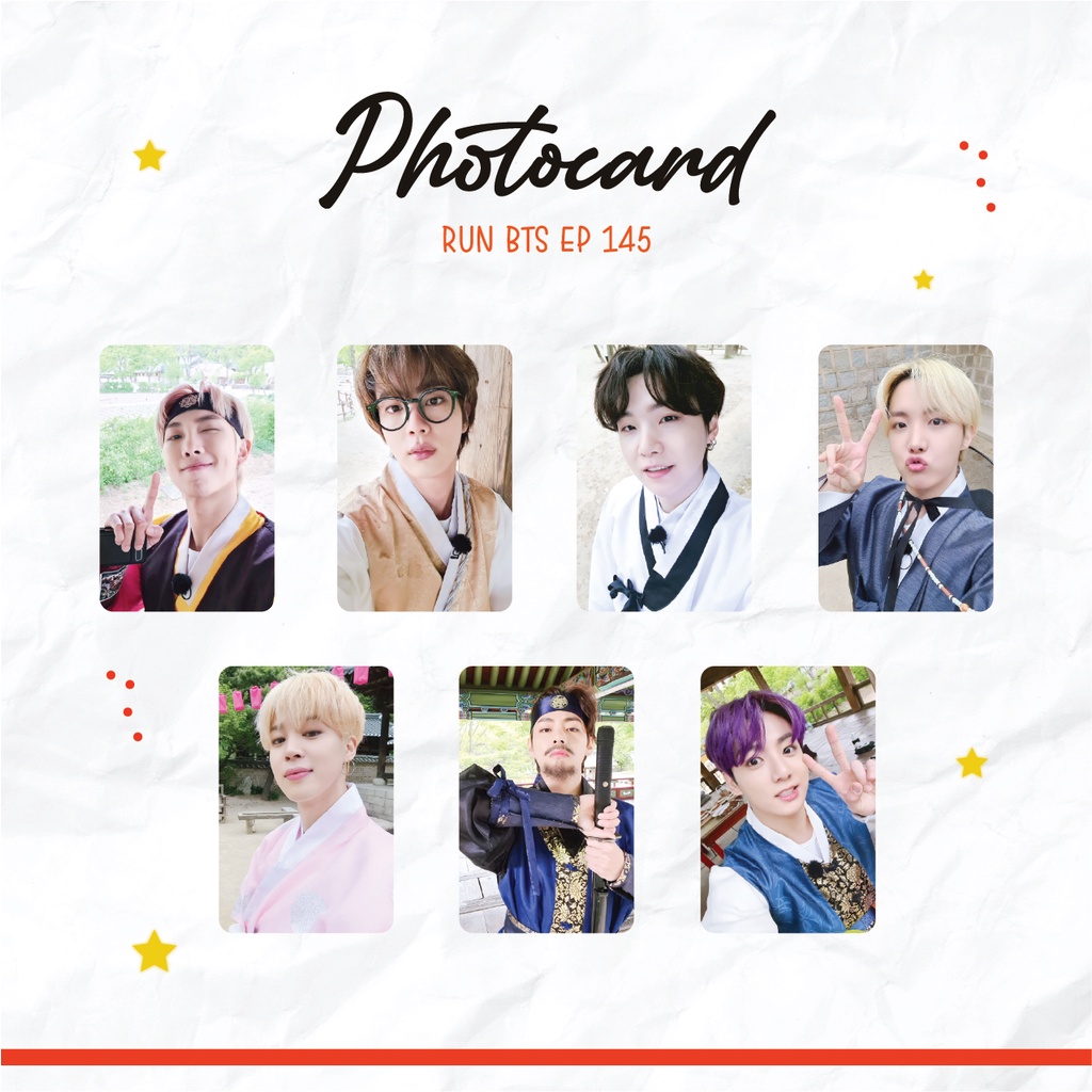 Thẻ Ảnh Nhóm Nhạc BTS EP145 Chất Lượng Cao