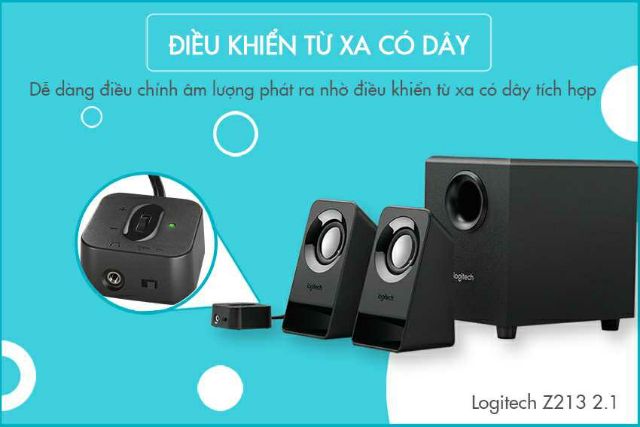 Loa LOGITECH Z213 2.1 14W [Chính Hãng]