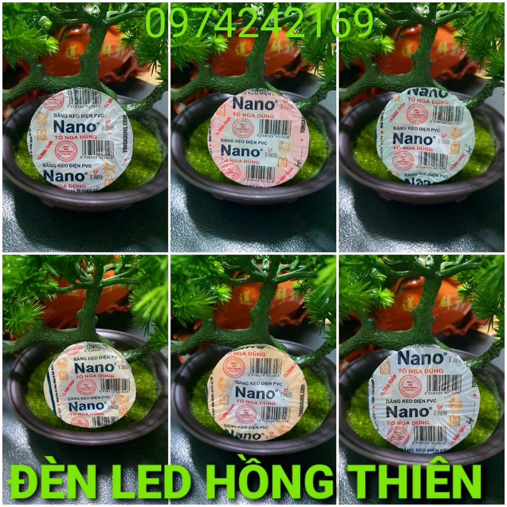 1 CUỘN BĂNG KEO ĐIỆN TÔ NGA DŨNG 10YA& 20YA