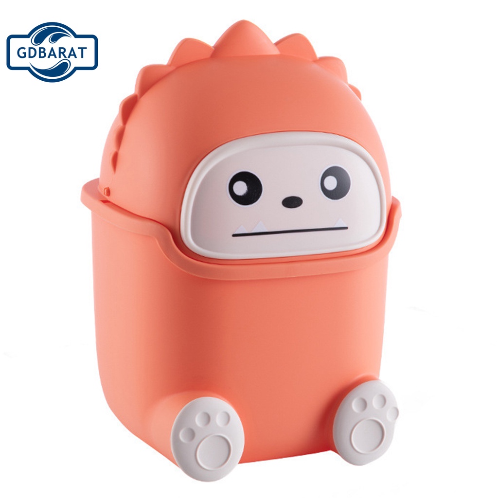 Thùng rác để bàn đa năng không mùi họa tiết mặt cười vui nhộn