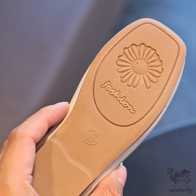 Giày Công Chúa Đế Mềm Chống Trượt Hình Hoạt Hình Đáng Yêu Cho Bé Gái