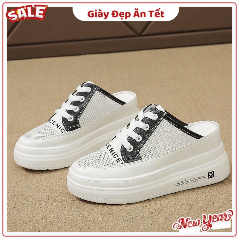 Giày sục thể thao phối lưới Nicen | BigBuy360 - bigbuy360.vn