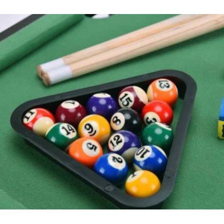 Bàn Bi A Mini Gỗ Cỡ Lớn Nhất 69*36 cm, BH 12 tháng, Nỉ Cao Cấp, Bàn Bida Trẻ Em, Bida Lỗ Đầy Đủ Phụ Kiện