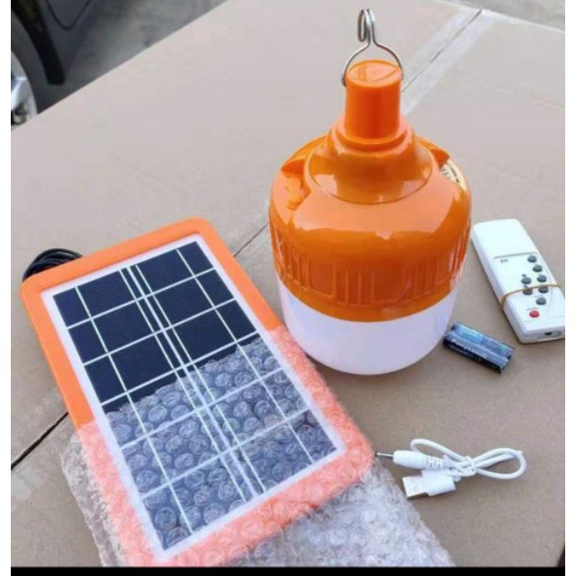 BÓNG ĐÈN NĂNG LƯỢNG MẶT TRỜI 55W BẢNG NHỎ CÓ REMOTE 1 ĐỔI 1 30 NGÀY
