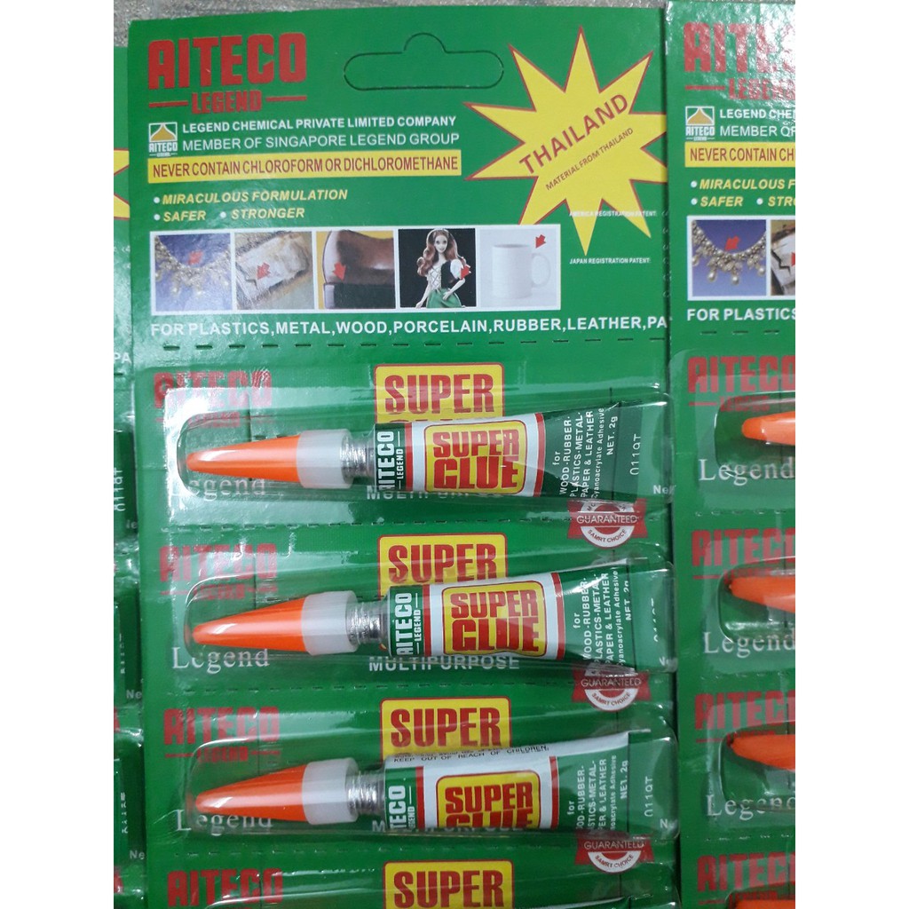 5 vỉ keo đa năng = 60 lọ