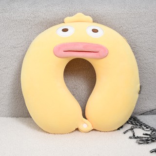 Gối chữ U miệng vịt - vàng