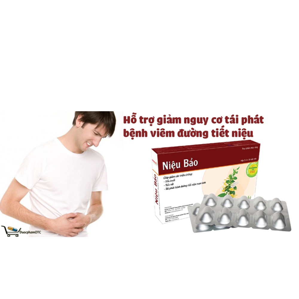 Niệu Bảo, hỗ trợ làm giảm tiểu buốt, tiểu rắt