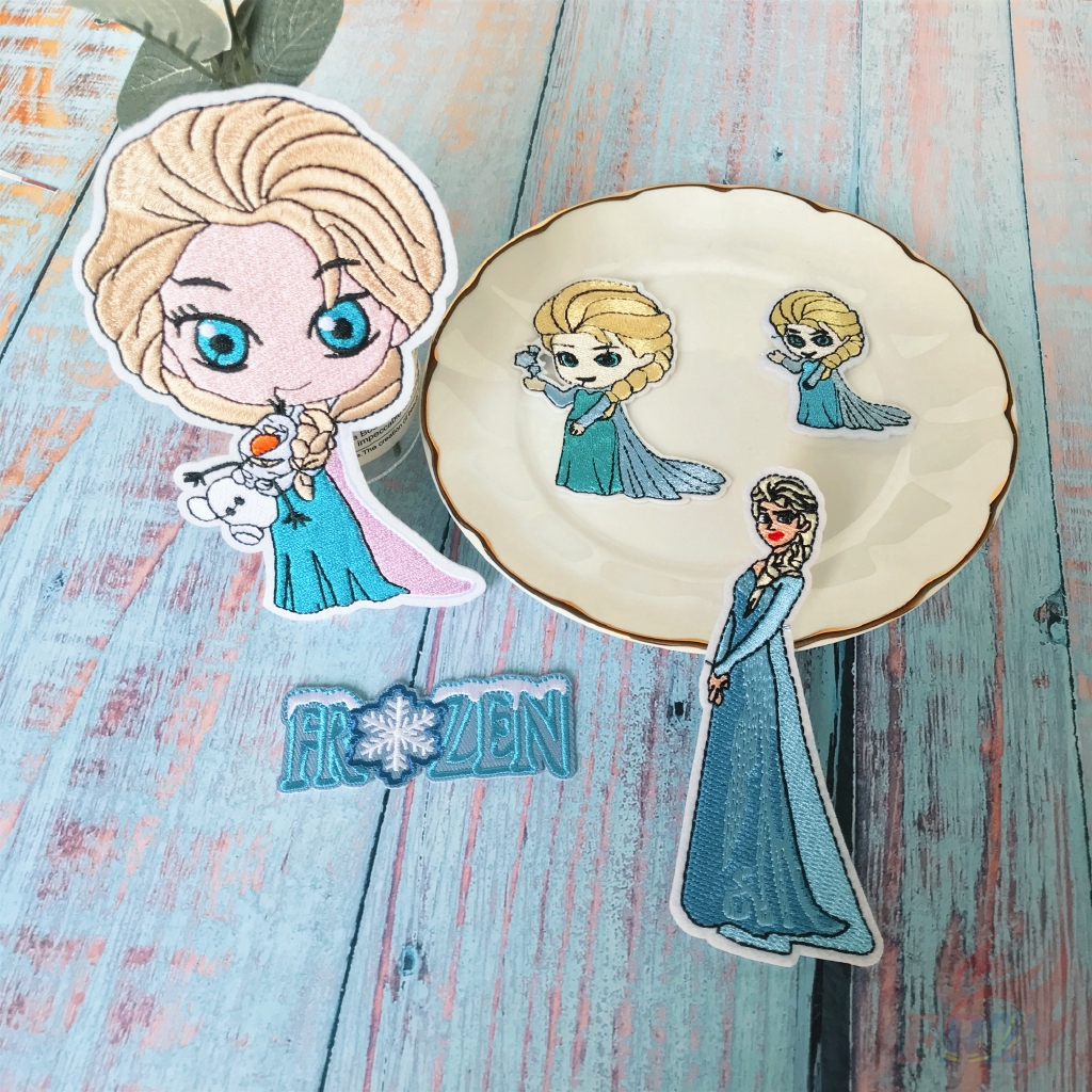 Miếng Vá Ủi Trang Trí Hình Công Chúa Elsa Xinh Xắn